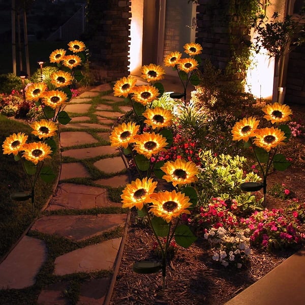 GardenRadiance — Zonnebloem Lampen | 50% KORTING