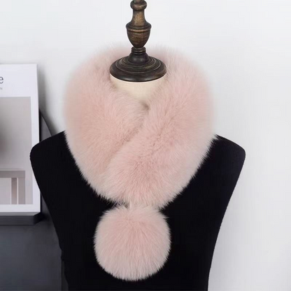 Juliette 70-90 cm — Nekwarmer van nepbont met magnetische sluiting