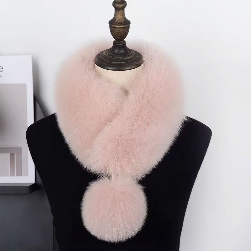 Juliette 70-90 cm — Nekwarmer van nepbont met magnetische sluiting