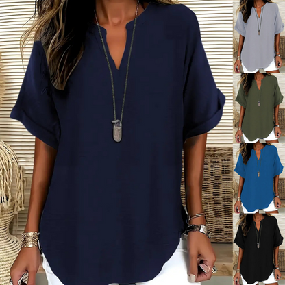 Amelia — Luchtige Elegantie Blouse | 50% KORTING
