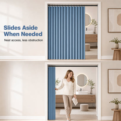 Magnetisch Opvouwbaar Gordijn — Directe Privacy, Puur Comfort