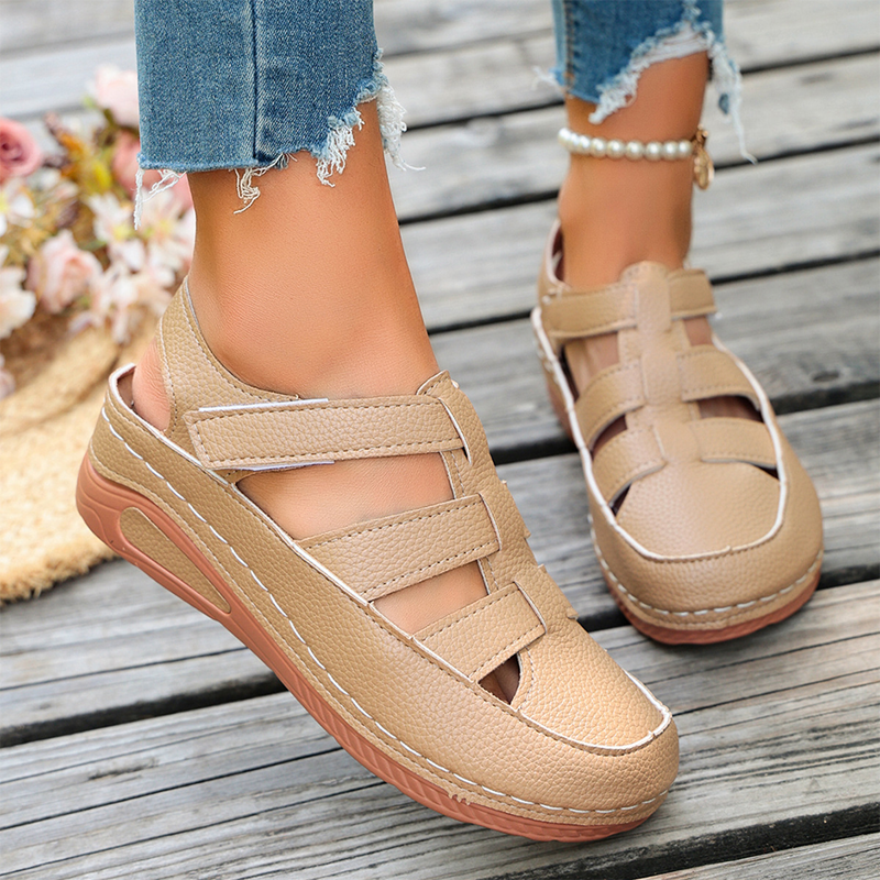 Liesel — Orthopedische Ademende Zomerschoenen met Klittenbandsluiting