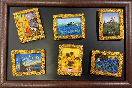 ArtMag Gold – 3D Van Gogh kunstmagneten | 1+1 GRATIS