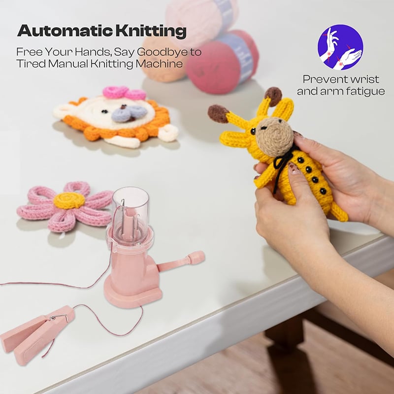 Knitella™ – Automatische Koordbreimachine voor Snel, Creatief & Moeiteloos Handwerkplezier | 50% KORTING