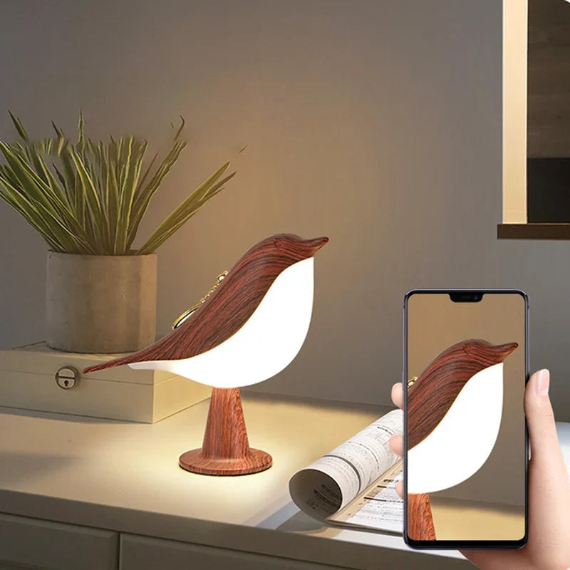 LuminaNest Touch Nachtlampje — Rustgevende Gloed, Directe Kalmering