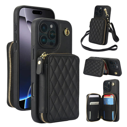 LuxeCarry – Crossbody Portemonnee Hoesje voor iPhone
