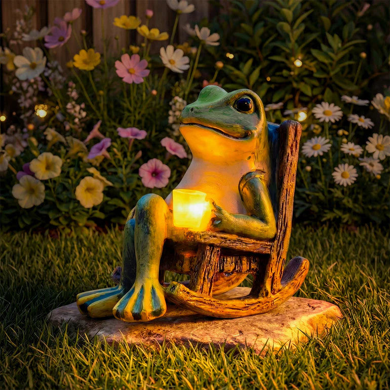 GlowFrog — Zonnelamp Kikker  | 50% KORTING