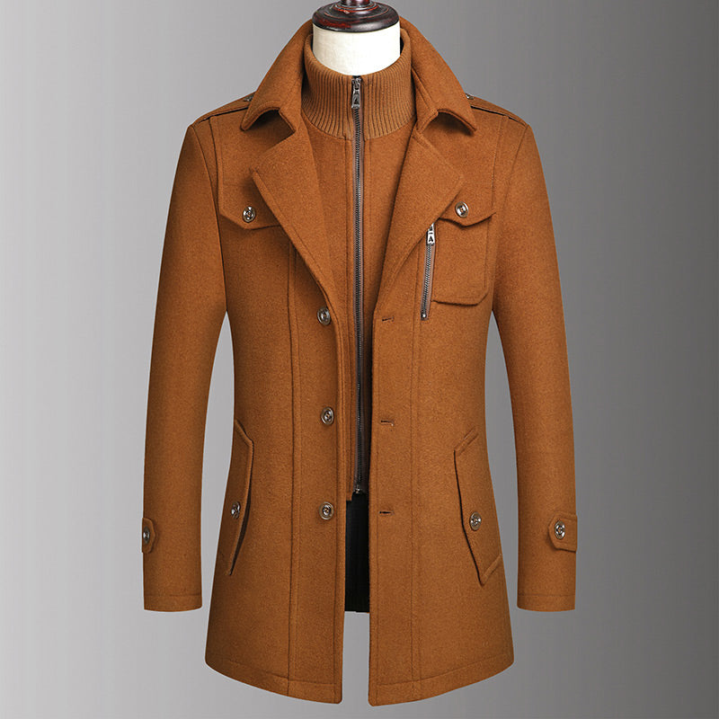 Home — Wol Tweed Jas voor Winterwarmte
