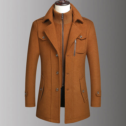 Home — Wol Tweed Jas voor Winterwarmte