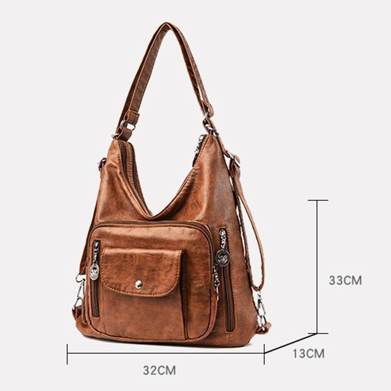 Sophia — Wandelbare, waterafstotende crossbodytas met meerdere vakken
