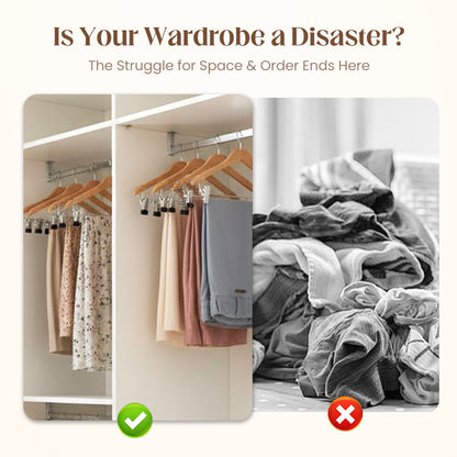 ClosetMagic – Houten Multi Hanger | 1+1 GRATIS