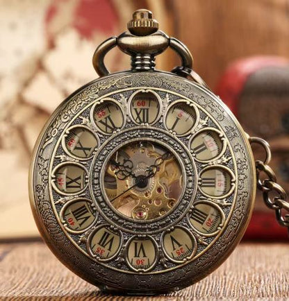 Mechanisch Zakhorloge met Spinnenwebpatroon — Bezit Tijdloze Gedurfdheid