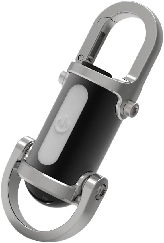 Draagbare LED-werklamp sleutelhanger met USB-oplaadbare zaklamp