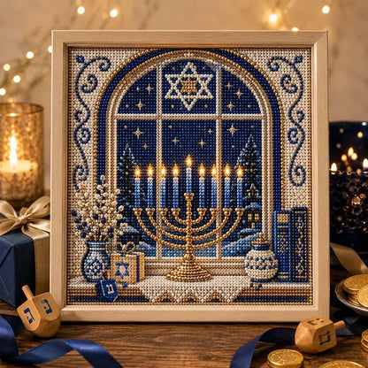 GlowCraft Menorah Knutselpakket — Ontsteek Vreugde, Straal Rust uit