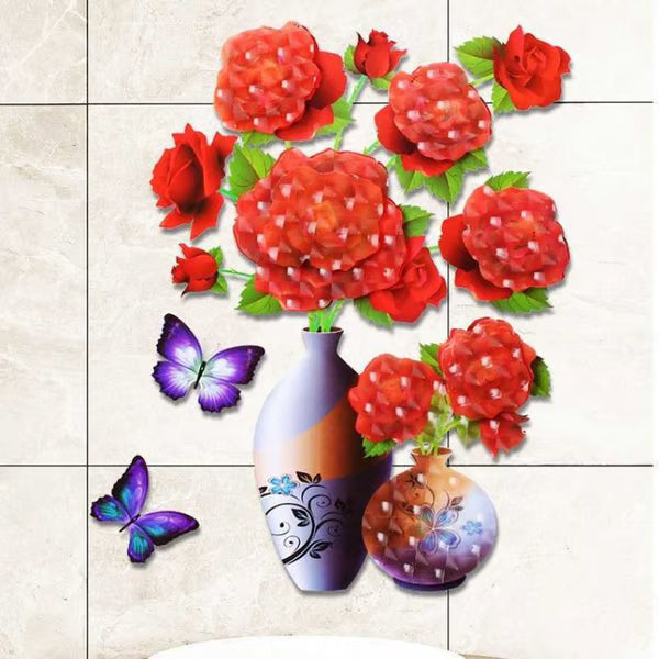 DecoBloom™ – 3D Vaasstickers | 1+2 GRATIS