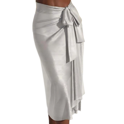 Lina – Metallic Badpak met Corrigerende Pasvorm