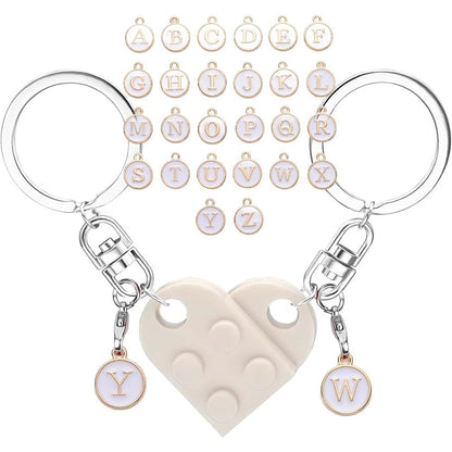 Letterblok Sleutelhanger — Deelbare Oprechte Verbinding