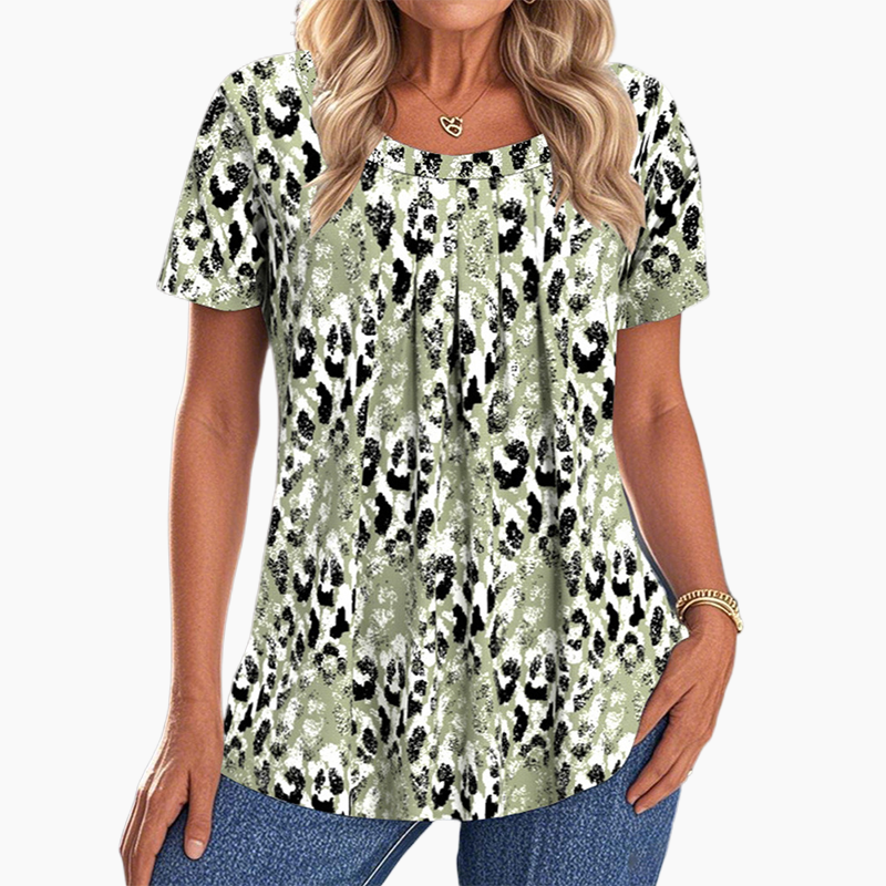 Maya – Dames Casual T-shirt met print en losse pasvorm