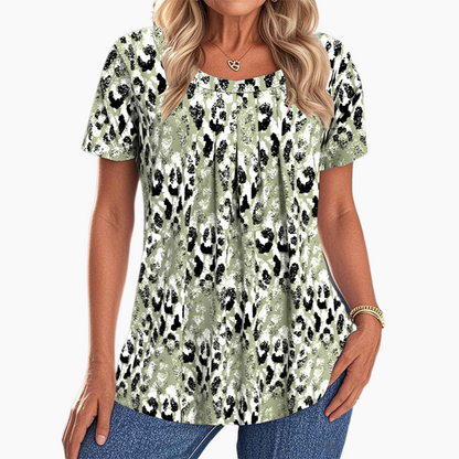 Maya – Dames Casual T-shirt met print en losse pasvorm