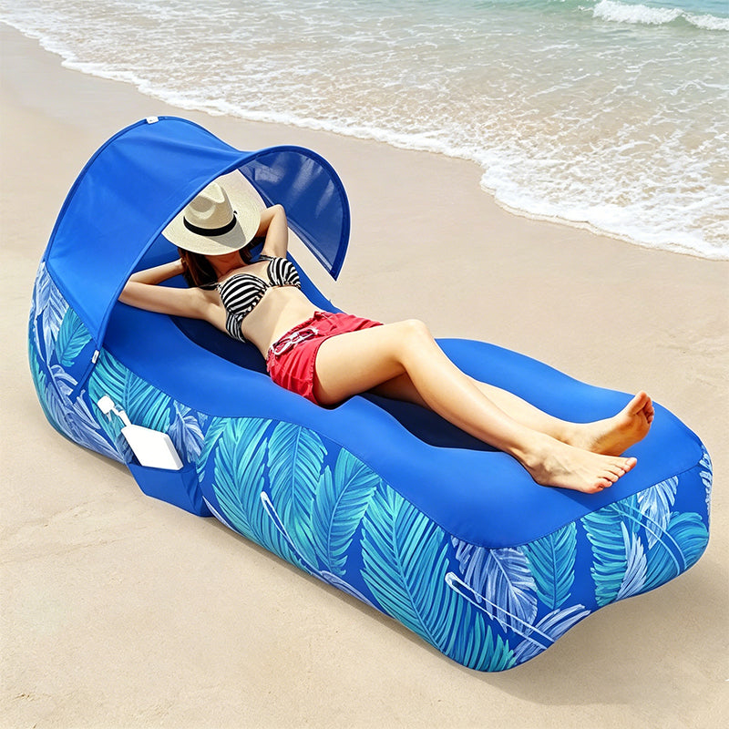 AeroShade Lounge — Ultieme Schaduw, Luxe Comfort