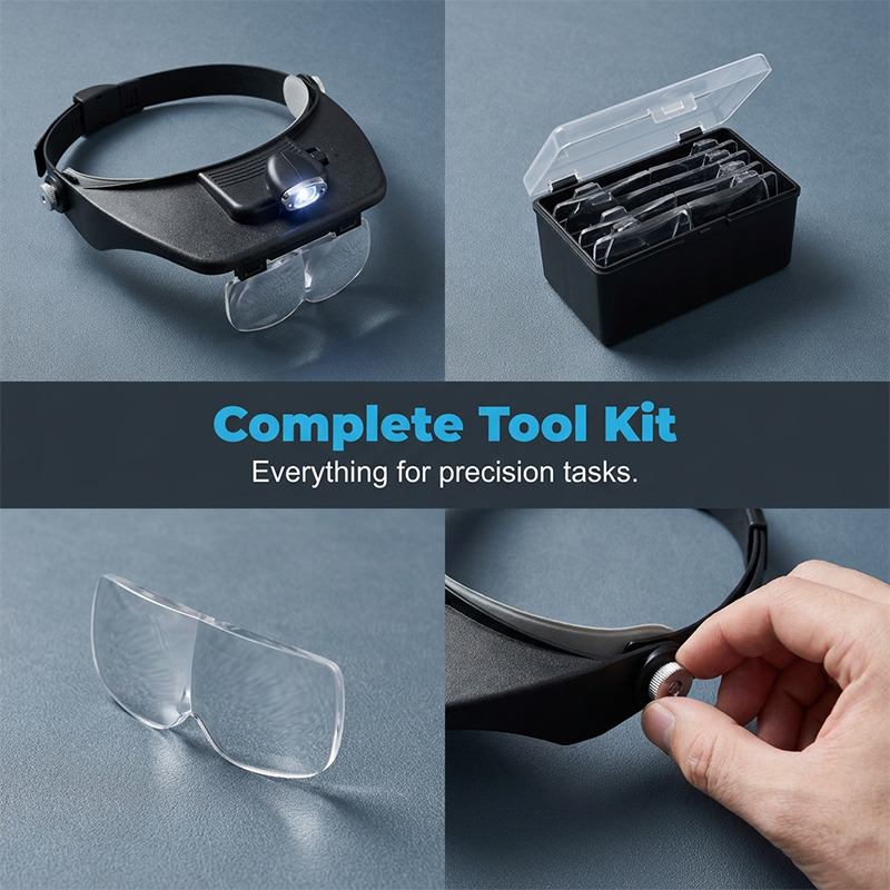 Precisie Hoofdbandloep – Handsfree Focusmeesterschap