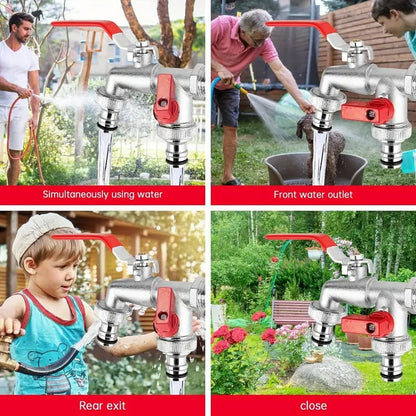 FlowSplit — Dubbele Waterverdeler | 1+1  GRATIS