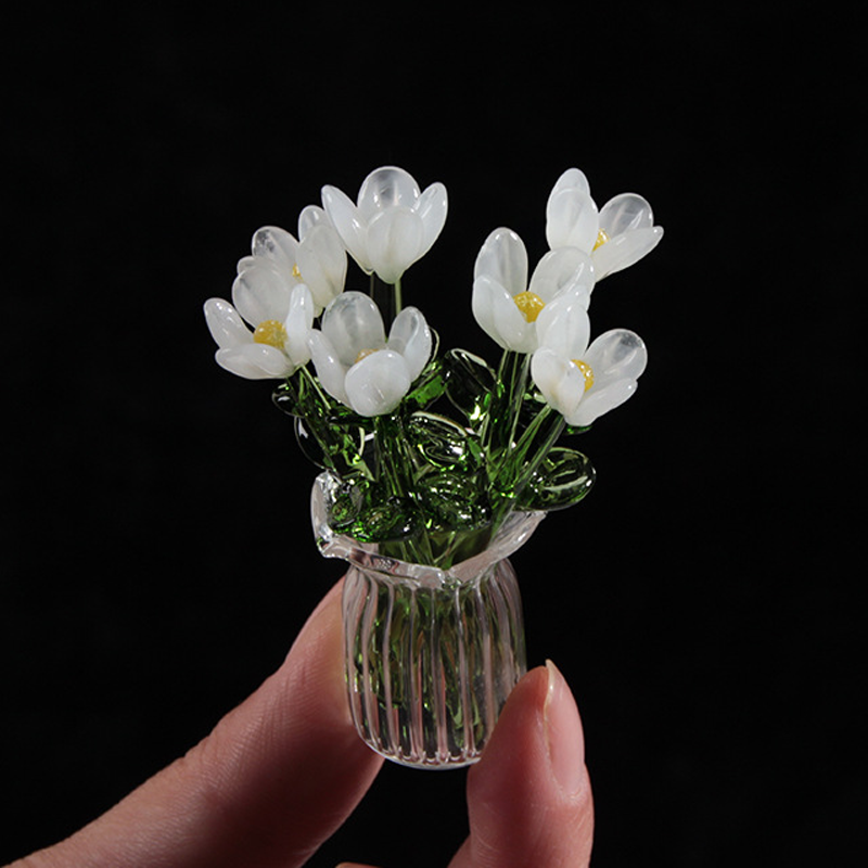 MiriFlor Mini Glazen Bloemen — Moeiteloze Kleurenmagie