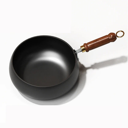 Premium Gesmede Stalen Wok – Ontketen de Meesterschap van Smaak
