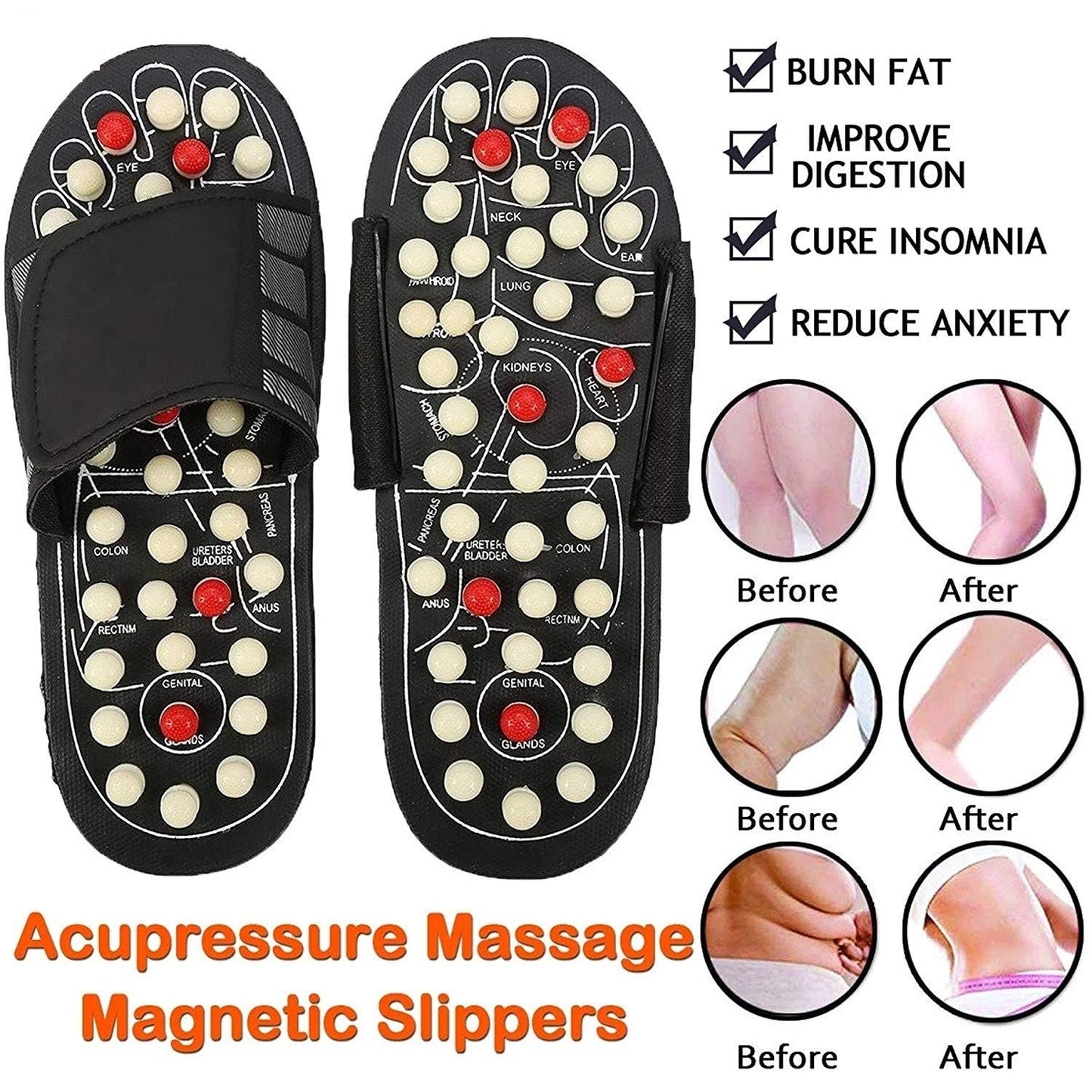 Acupressuur Slippers — Pijnverlichting, Energie bij Elke Stap