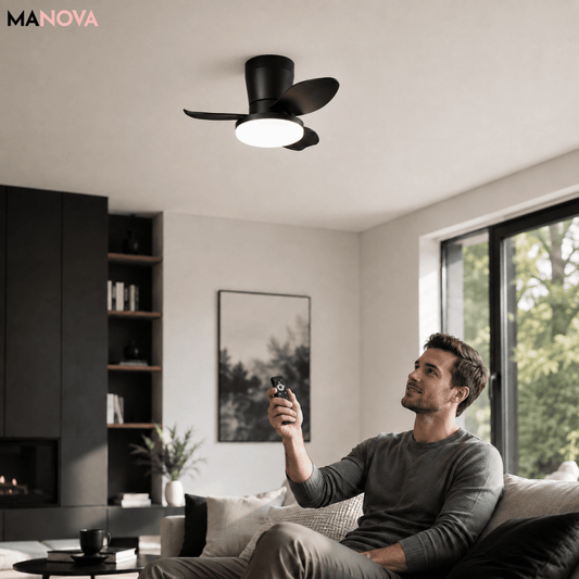 BreezeLux — Slimme Plafondventilator met Verlichting | 50% KORTING