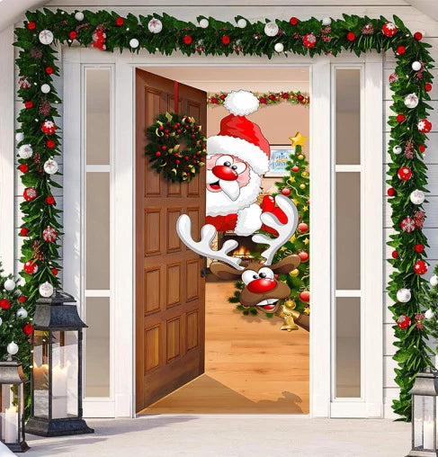 Feestelijke Deurdecoratie — Ontsteek Direct Vreugde