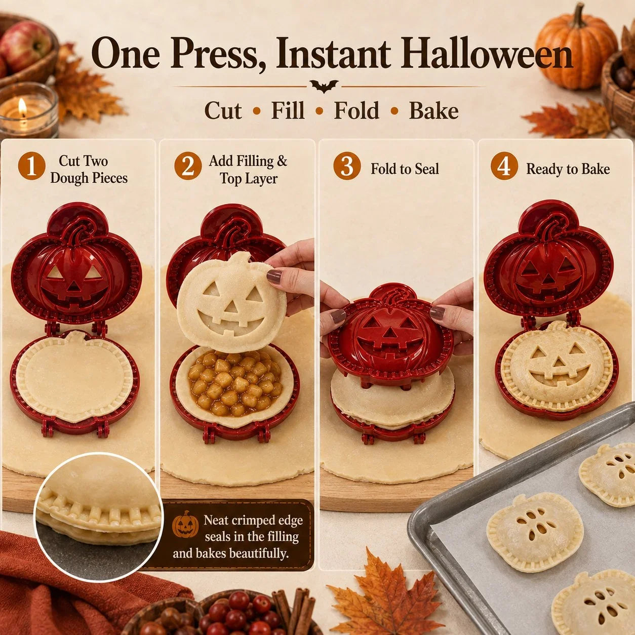 Halloween Hand Pasteivorm – Makkelijk Griezelplezier
