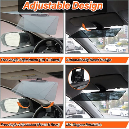 ClearView Drive – Anti-Glare Zonneklep | 50% KORTING