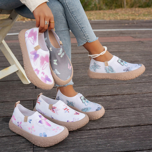 Lena — Lichtgewicht damessneakers met instap en flyknit bovenwerk