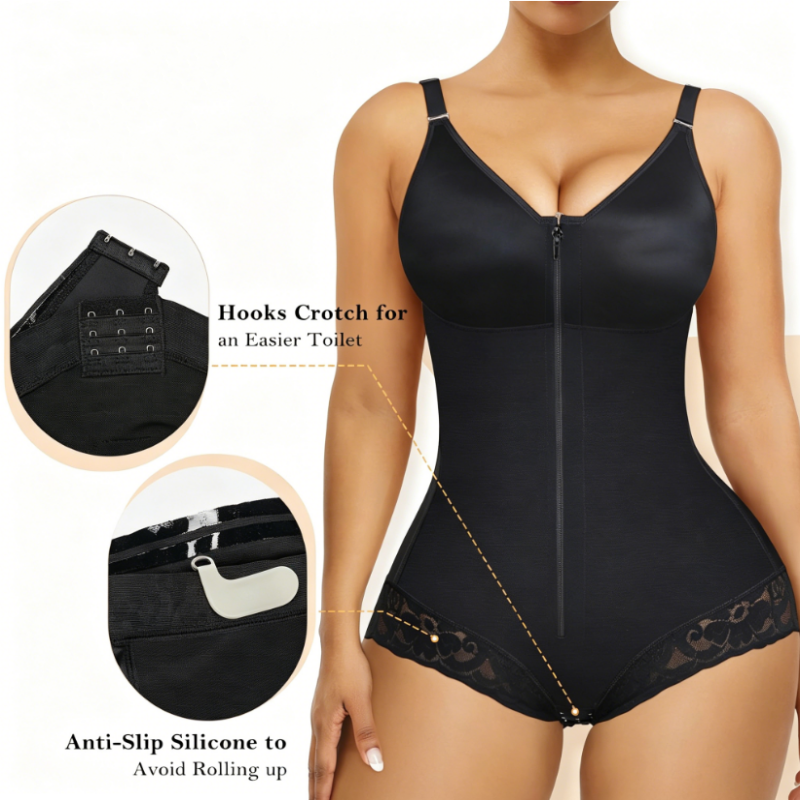 Heather – Dames 360° Taillevormende Body met Verstelbare Bandjes