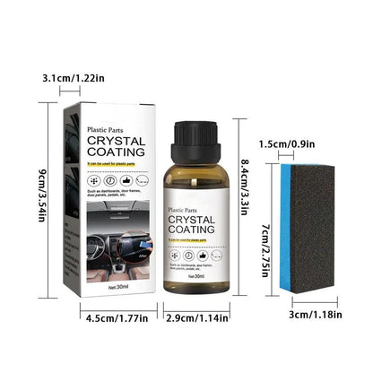 AutoGlans 60ML - Kunststof onderdelen Crystal Coating | 1+1 GRATIS