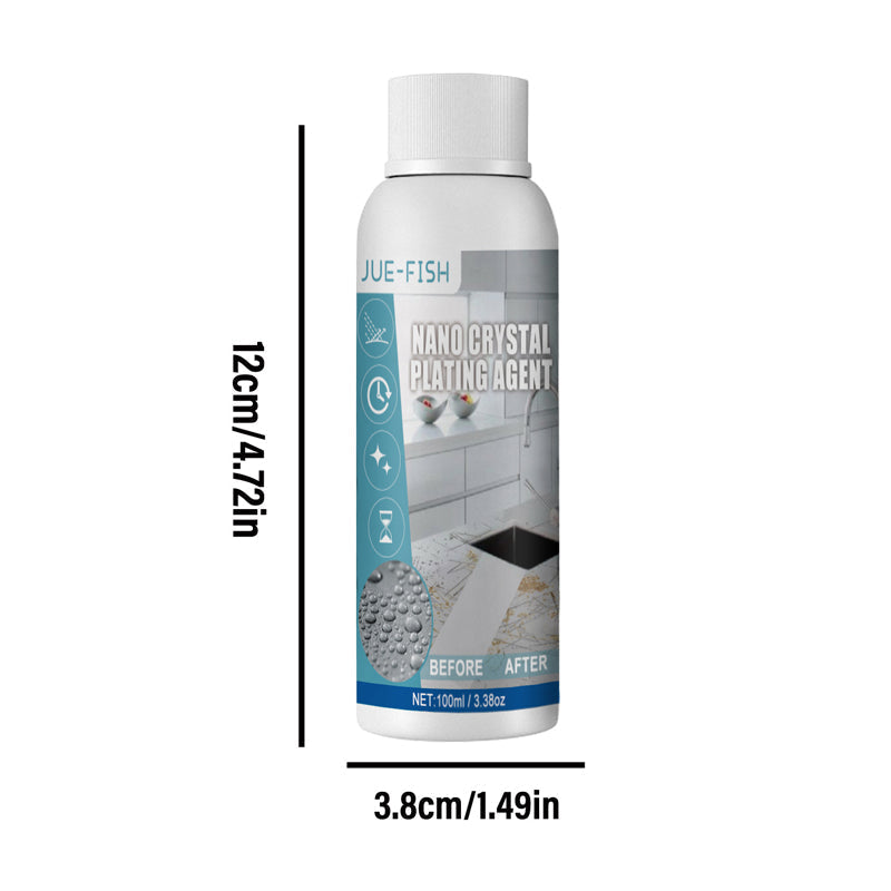 StoneShield™ 100ml – Nanokristalcoating voor Langdurige Bescherming & Glans van Alle Steensoorten | 1+1 GRATIS