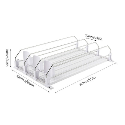 Koelkastorganizer met automatisch schuifsysteem