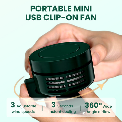SparkBreeze — Draagbare Clipventilator | 50% KORTING