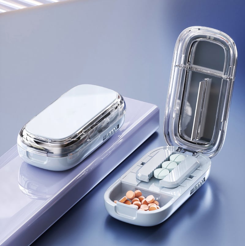 MedLux® 3-in-1 pillensnijder en opbergdoos | 1+1 GRATIS