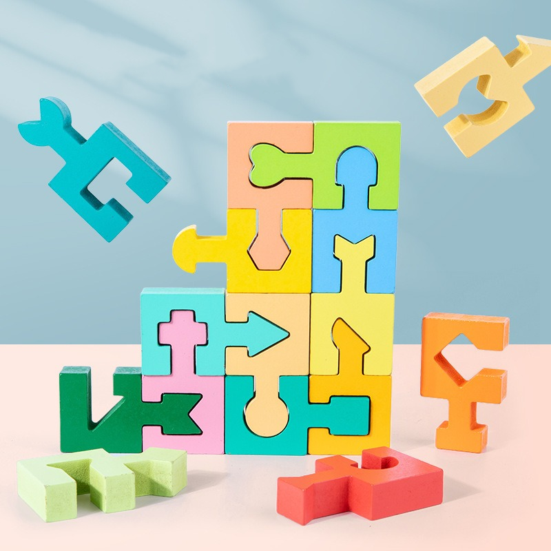 BrainBoost – Houten Vormpuzzel | 50% KORTING