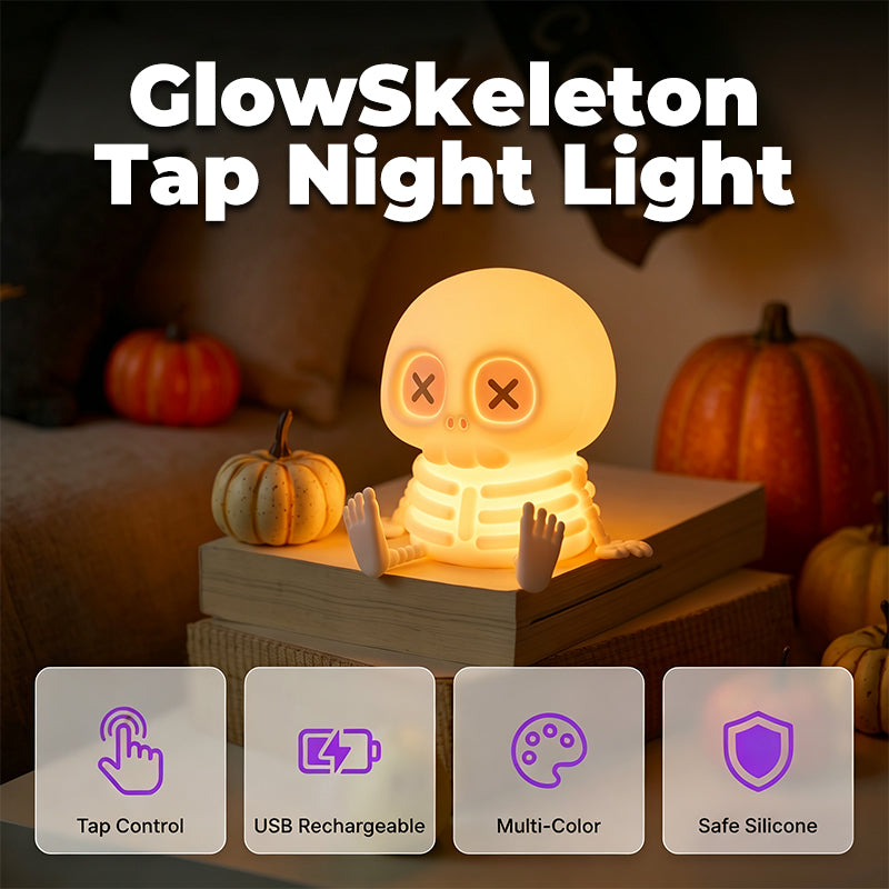 Schedel Lamp — Touchbediening Gezellige Sfeer