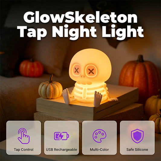 Schedel Lamp — Touchbediening Gezellige Sfeer