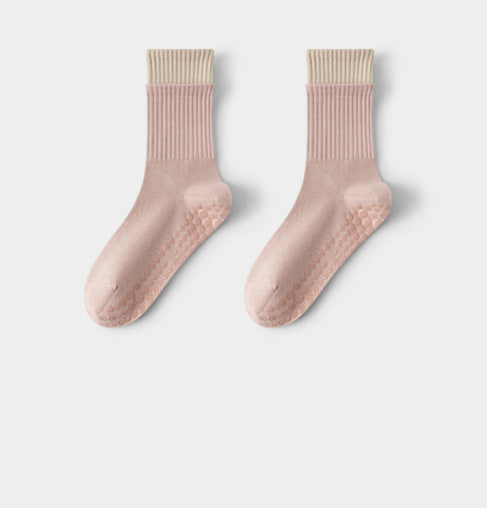 Amelia — Pilates Grip Sokken gemaakt van ademende katoenmix stof