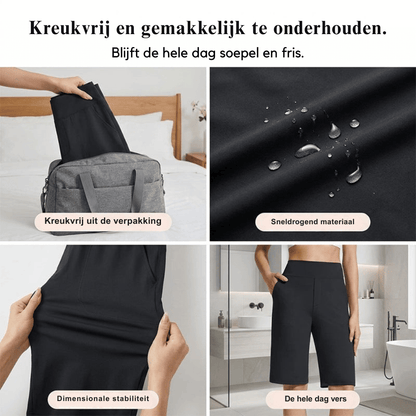 Nina — High Waist Stretch Short | 50% KORTING
