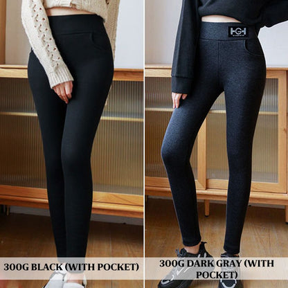 WarmFit – Dames slim-fit thermobroek in kasjmierlook