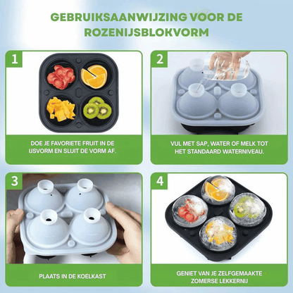 RoseChill — Romantische IJsvorm | 1+1 GRATIS