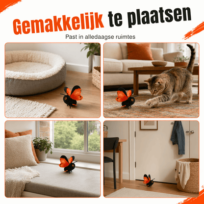 AeroPaw — Oplaadbaar Vlinder-Speeltje | 50% KORTING