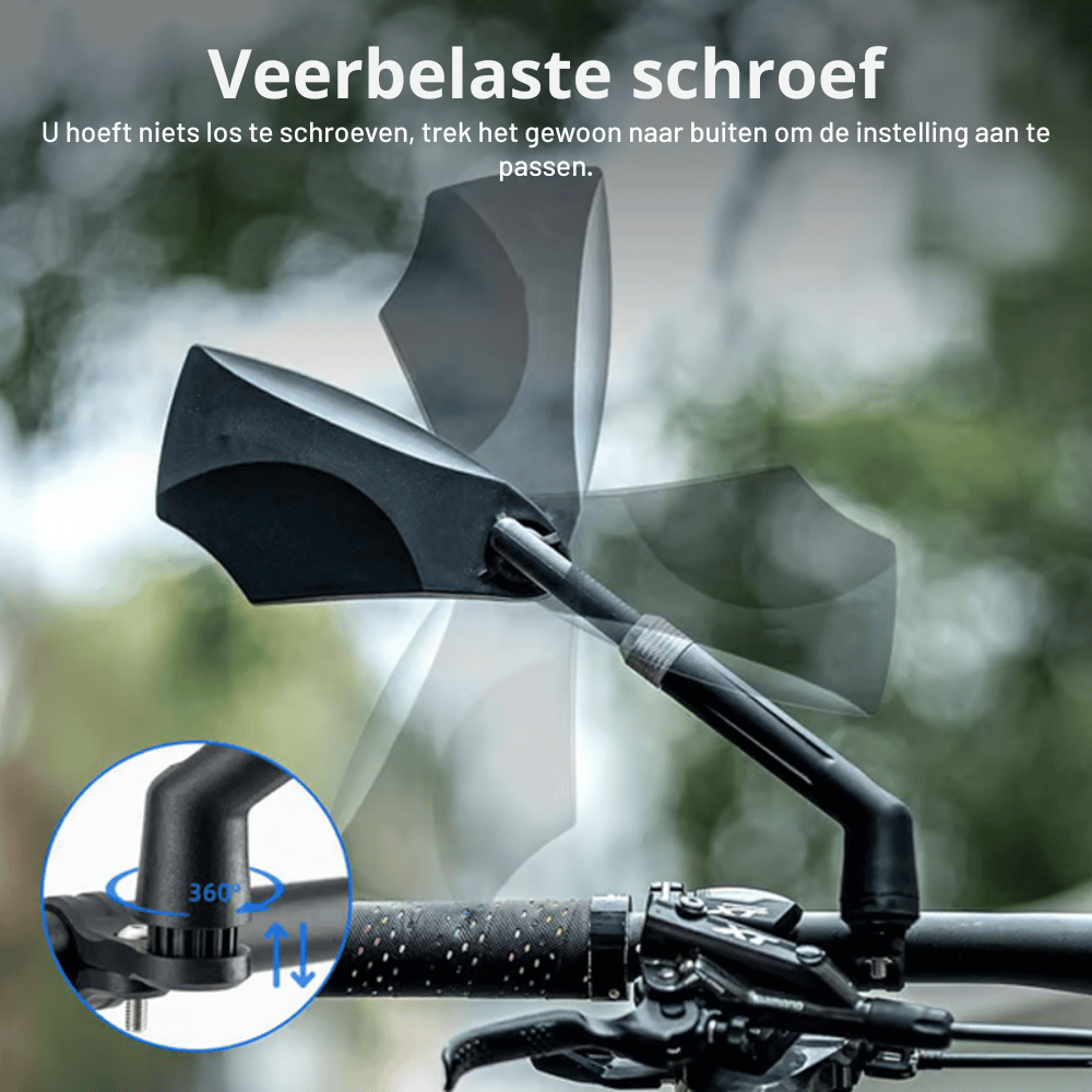 TitanVue — Fiets Achteruitkijkspiegel | 50% KORTING