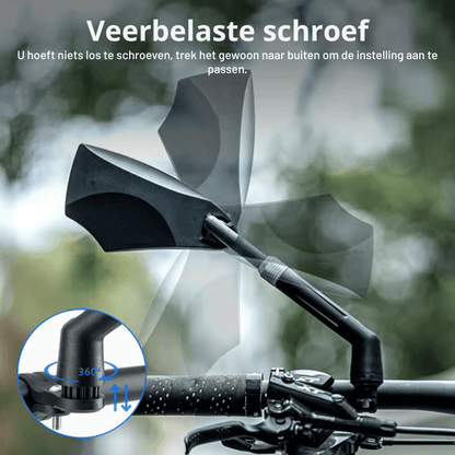 TitanVue — Fiets Achteruitkijkspiegel | 50% KORTING